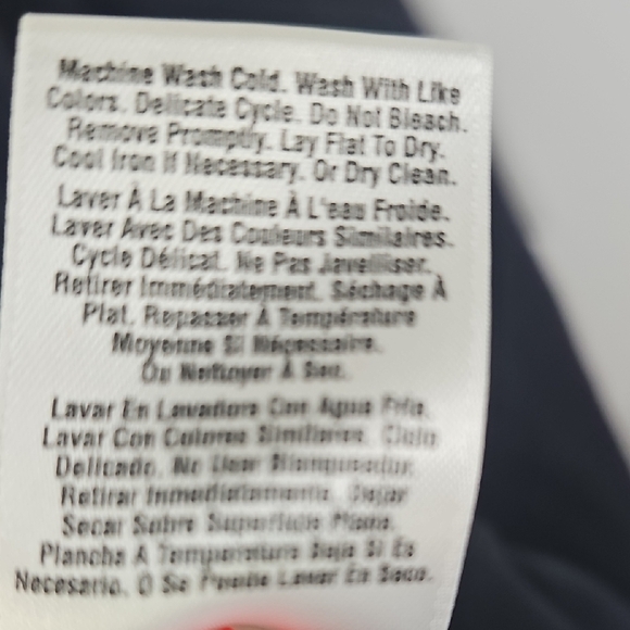 DKNYC Women's Black Sheer Hem Blouse Size XXL - Picture 9 of 9